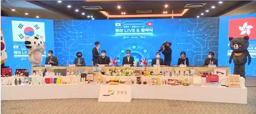 江原道与香港HKTV网络集团签订网络协议 积极促进产品出口